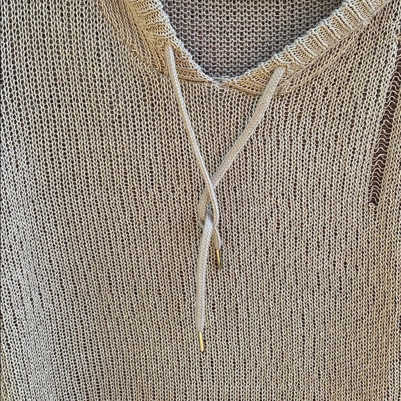 VINTAGE HAVANA | Ditressed Open Knit Hoodie - Picture 6 of 11